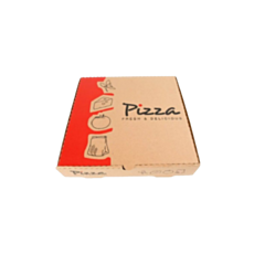 100 x Chefpac® 10 inch Pizza Boxes Printed Design Compostable