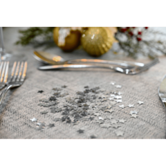 Star Shaped Silver Confetti 250g