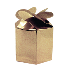 24 x Gold Sparkling Dust Partyware Gift Boxes