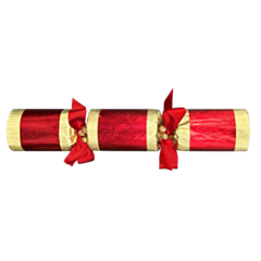 25 x 14" Opulent Red & Gold Christmas Crackers
