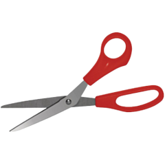 1 x Red Colour Coded Scissors