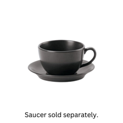 6 x Graphite Bowl Shape Cup 34cl - 12oz