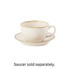 6 x Oatmeal Bowl Shape Cup 34cl - 12oz