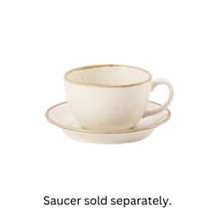 6 x Oatmeal Bowl Shape Cup 25cl - 9oz