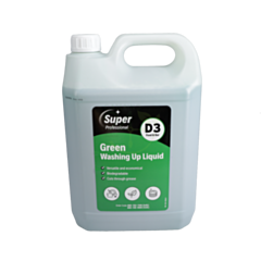 5Ltr Green Detergent Washing Up Liquid D3