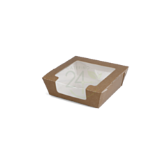 360 x 650cc RapTray Food Tray - Small with Window Recyclable