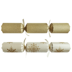 50 x 12" Gold Special Sparkle Christmas Cracker