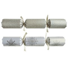 50 x 12" Silver Special Sparkle Christmas Cracker