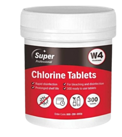 300 x Chlorine tablets W4