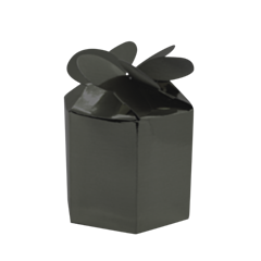 24 x Gloss Black Partyware Gift Boxes