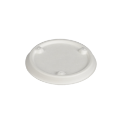 1500 x White Bagasse Lid for 1oz and 2oz Portion Pots