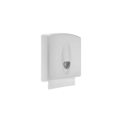 1 x White Plastic Multifold Hand Towel Dispenser (Dj122/Dj013)