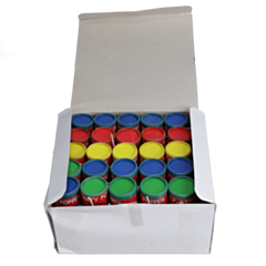 50 x Multicoloured Party Poppers