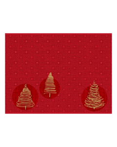 500 x Elegant Trees Dunicel Christmas Placemats 30x40cm 