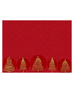 1000 x Elegant Trees Christmas Placemat 30x40cm