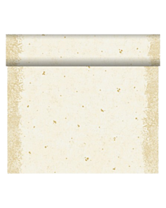 4 x Celebrate Cream Dunicel Christmas Table Runner 0.4x24m