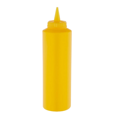 1 x Yellow Sauce Dispenser 12oz