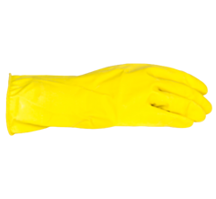 Large Household Rubber Gloves - Yellow 