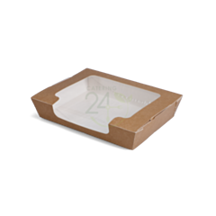 360 x 1000cc RapTray Food Tray - Large with Window Recyclable