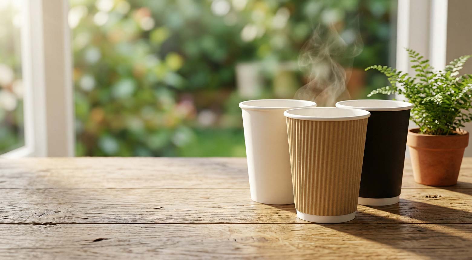 Paper cups - single wall, double wall and ripple cups